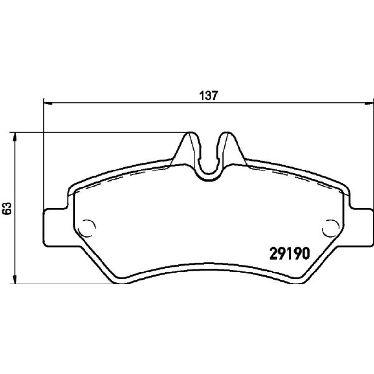 Bremsbelagsatz, Scheibenbremse 8DB 355 005-351 Bremsbelagsatz, Scheibenbremse 8DB 355 005-351