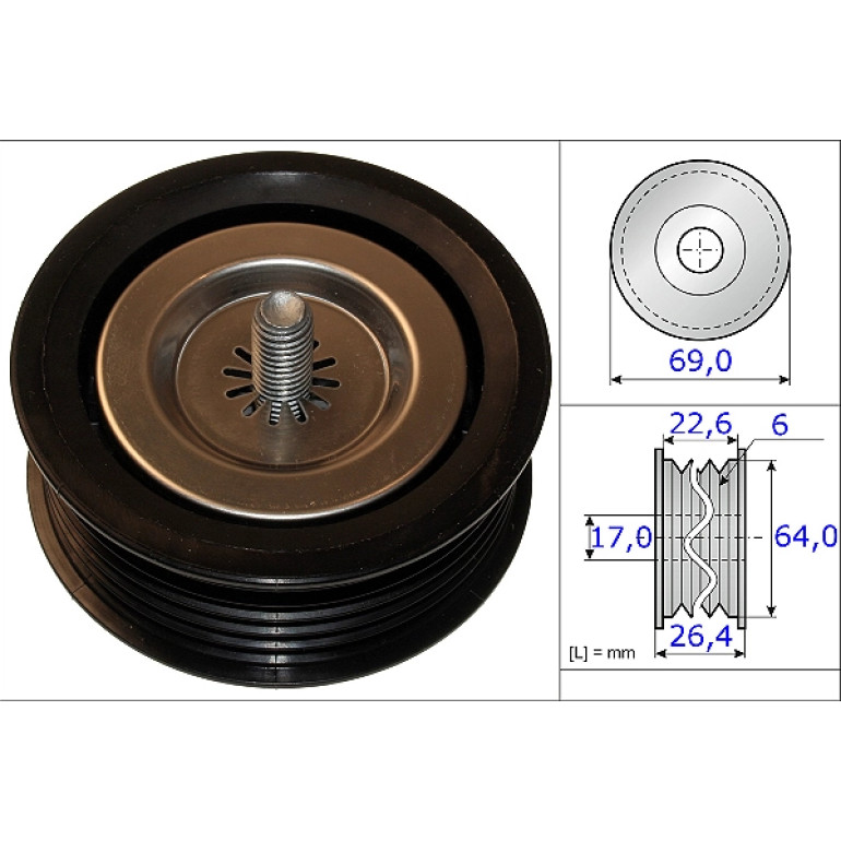 Umlenk-/Führungsrolle, Keilrippenriemen 532 0671 10 Umlenk-/Führungsrolle, Keilrippenriemen 532 0671 10