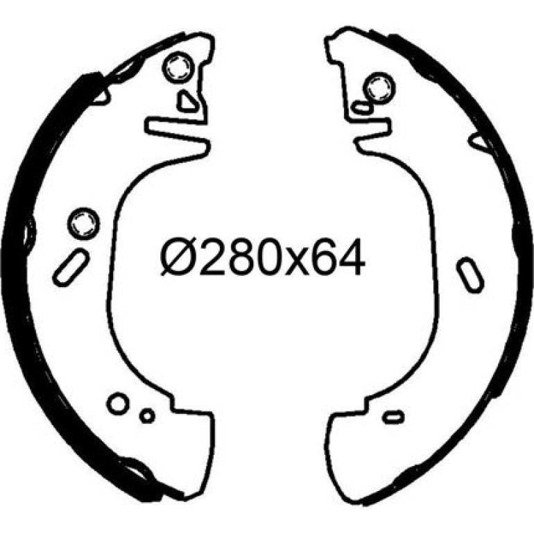 Bremsbackensatz 564294