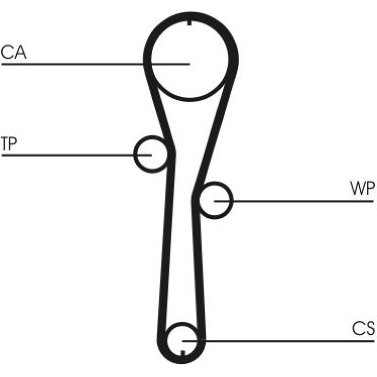 Wasserpumpe + Zahnriemensatz CT1045WP1