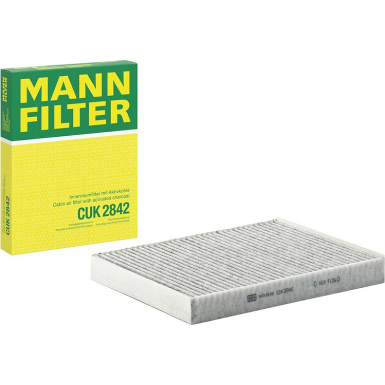 MANN-FILTER CUK 2842 Innenraumfilter, Aktivkohlefilter