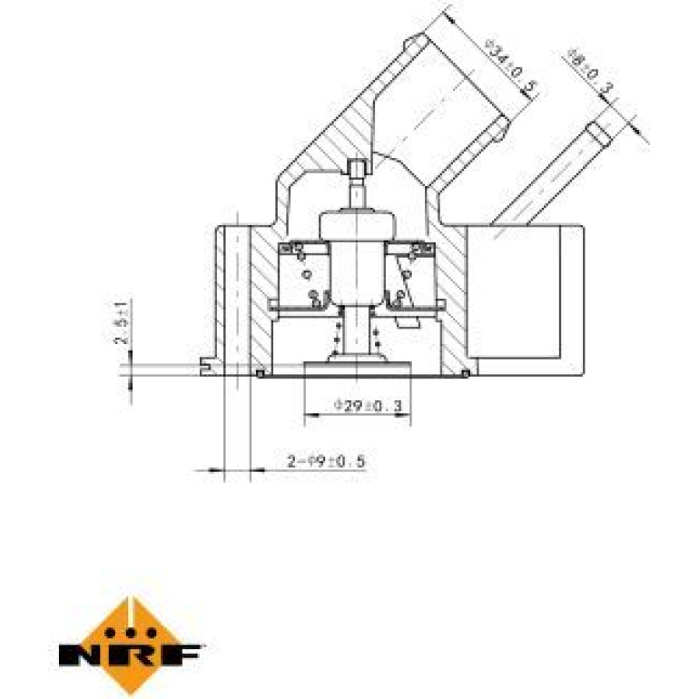 Thermostat, Kühlmittel 725102