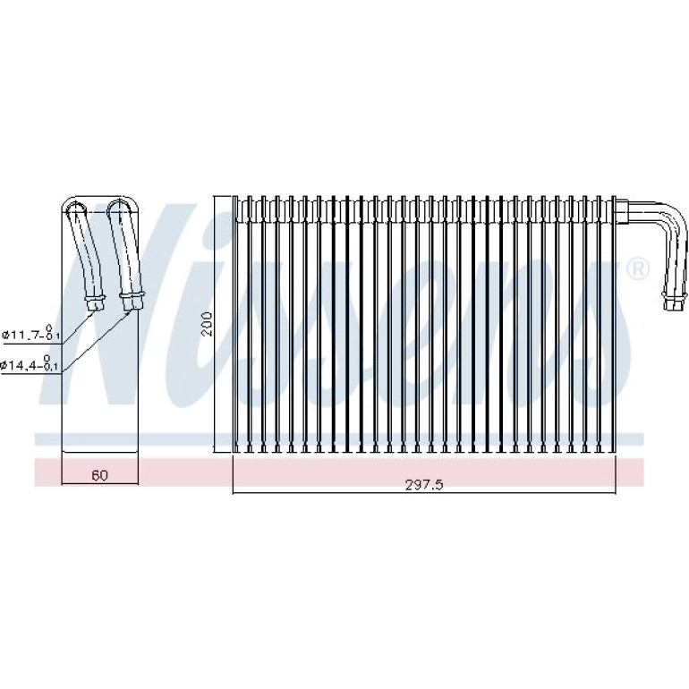 Verdampfer, Klimaanlage 92298 Verdampfer, Klimaanlage 92298
