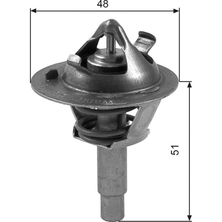 Thermostat, Kühlmittel TH38490G1