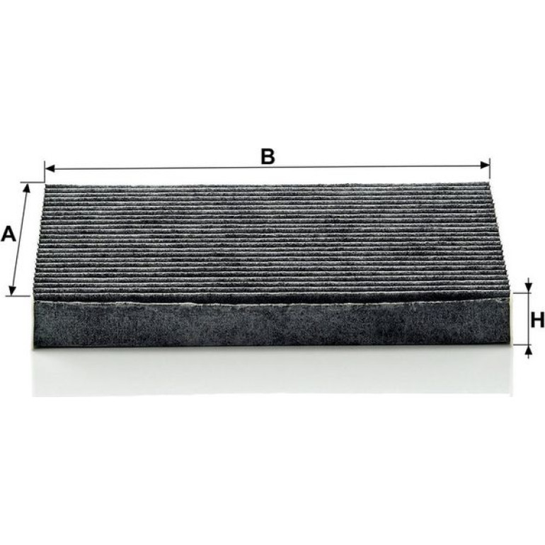 MANN-FILTER CUK 2043 Innenraumfilter, Aktivkohlefilter