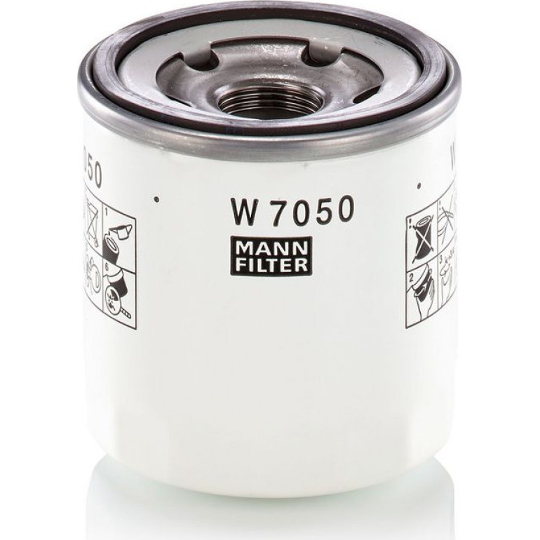 MANN-FILTER W 7050 Ölfilter M 22 X 1.5 - 6H, Anschraubfilter