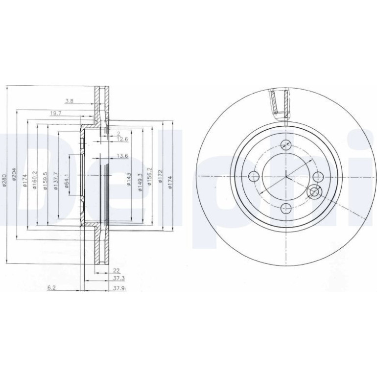 Bremsscheibe BG4146C Bremsscheibe BG4146C