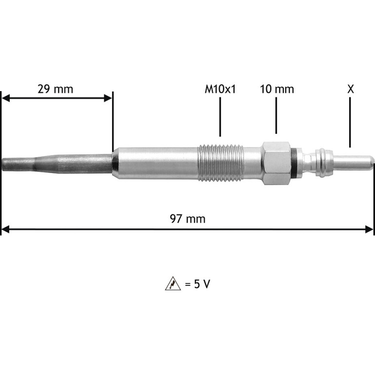 Glühkerze 345125 Glühkerze 345125