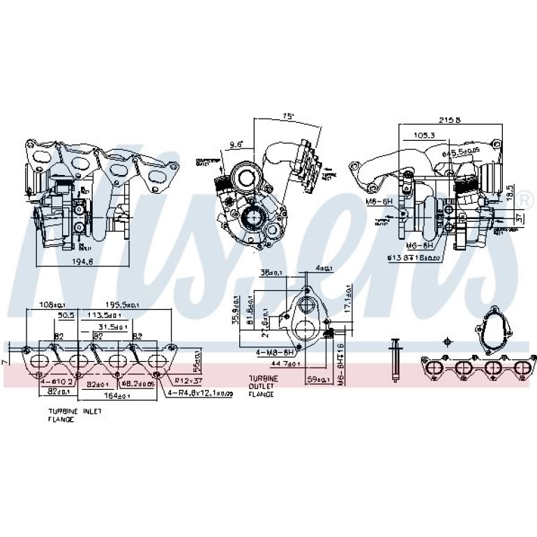 Nissens Turbolader 93130 Nissens Turbolader 93130