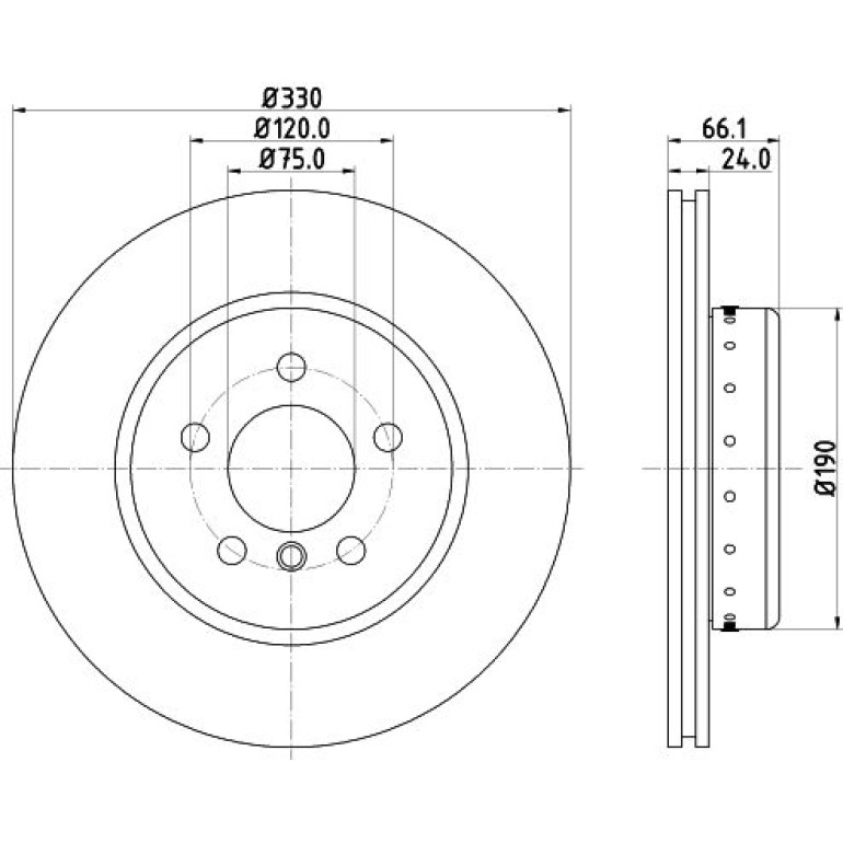 Bremsscheibe 8DD 355 120-661