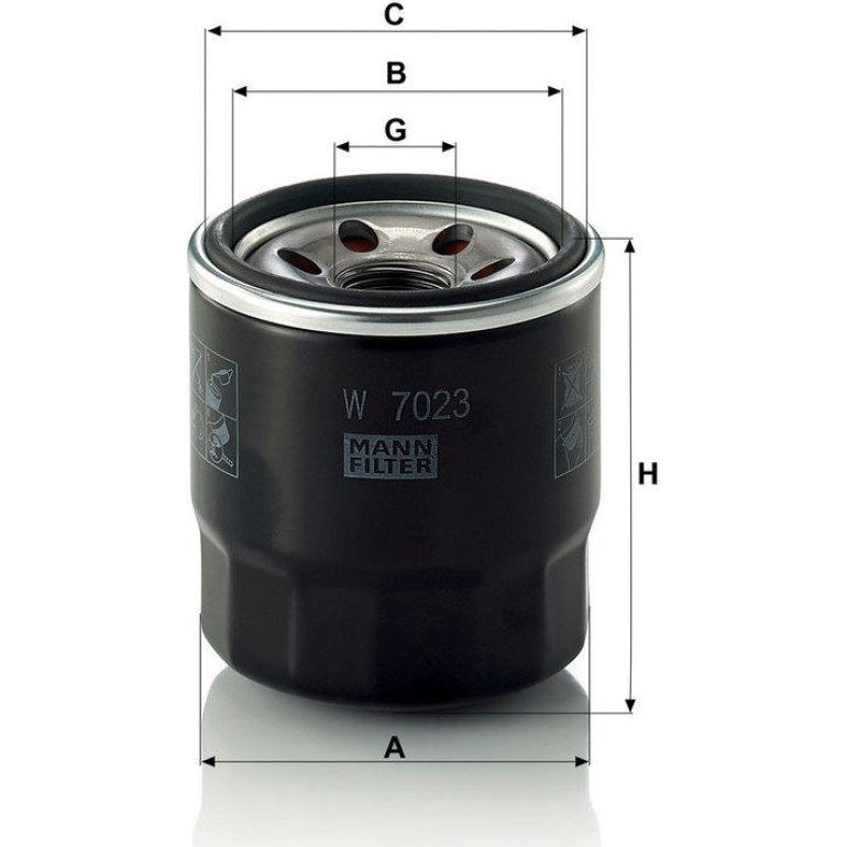 Ölfilter W 7023