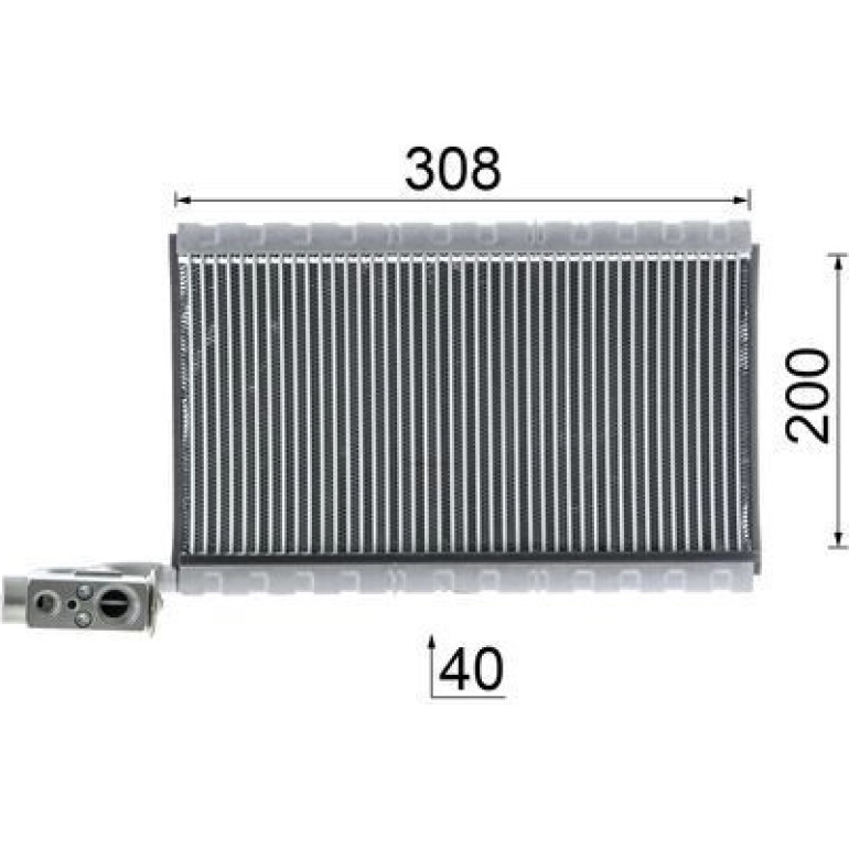 Verdampfer, Klimaanlage AE 109 000P Verdampfer, Klimaanlage AE 109 000P
