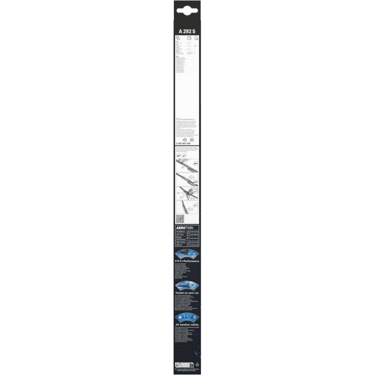BOSCH A 292 S Scheibenwischer Aerotwin 3 397 007 292 BOSCH A 292 S Scheibenwischer Aerotwin 3 397 007 292