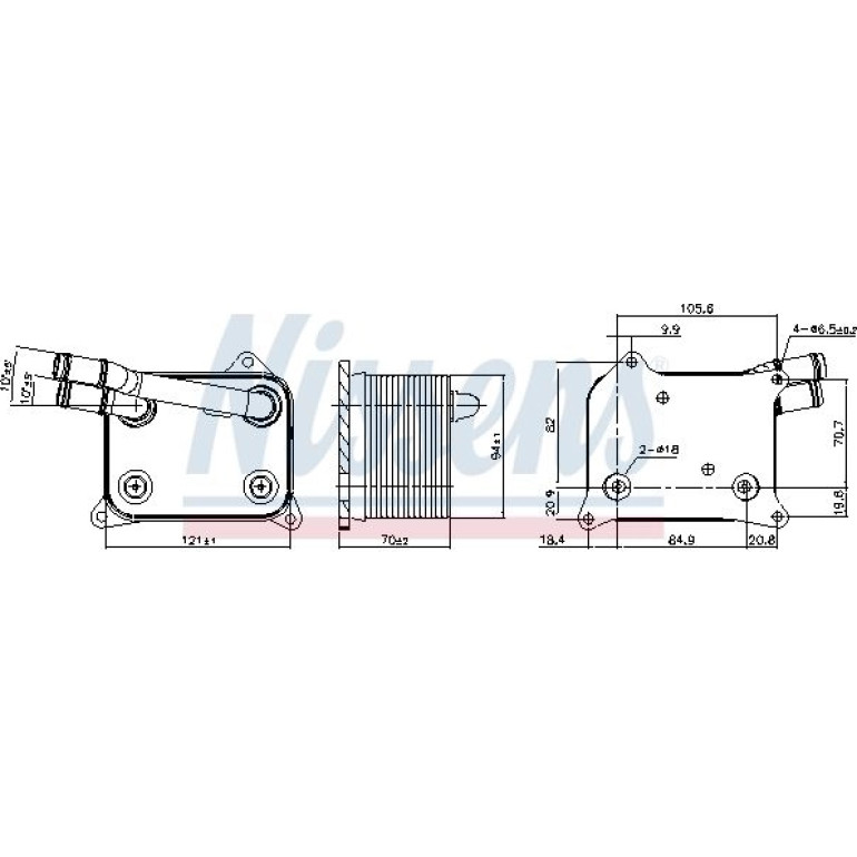 Ölkühler, Motoröl 90839 Ölkühler, Motoröl 90839
