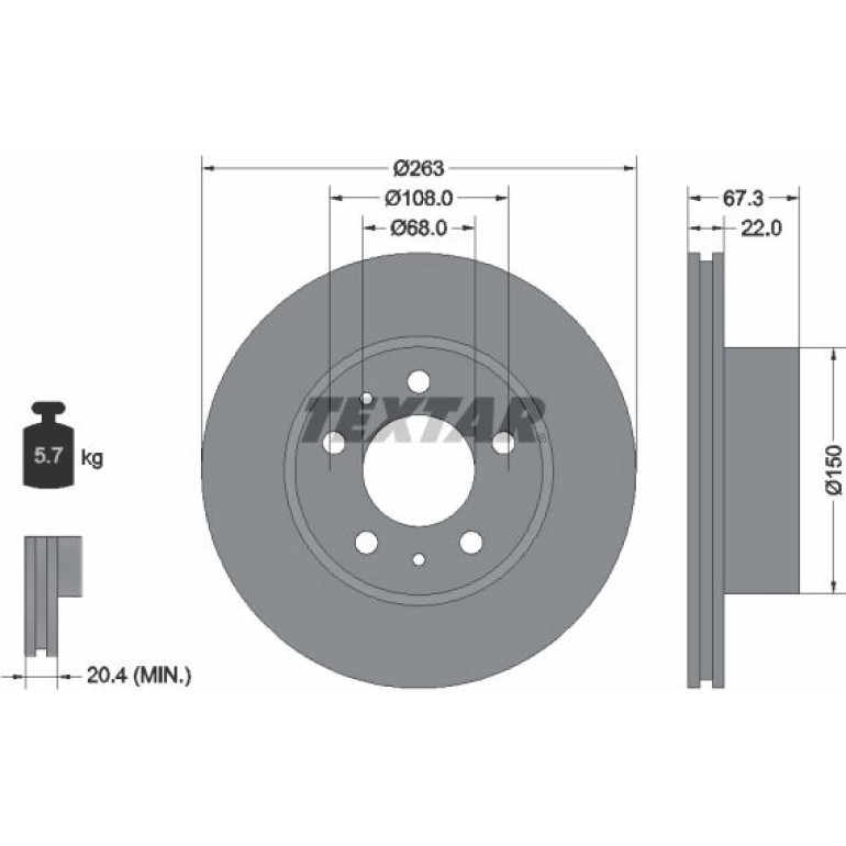 Bremsscheibe 92018600 Bremsscheibe 92018600