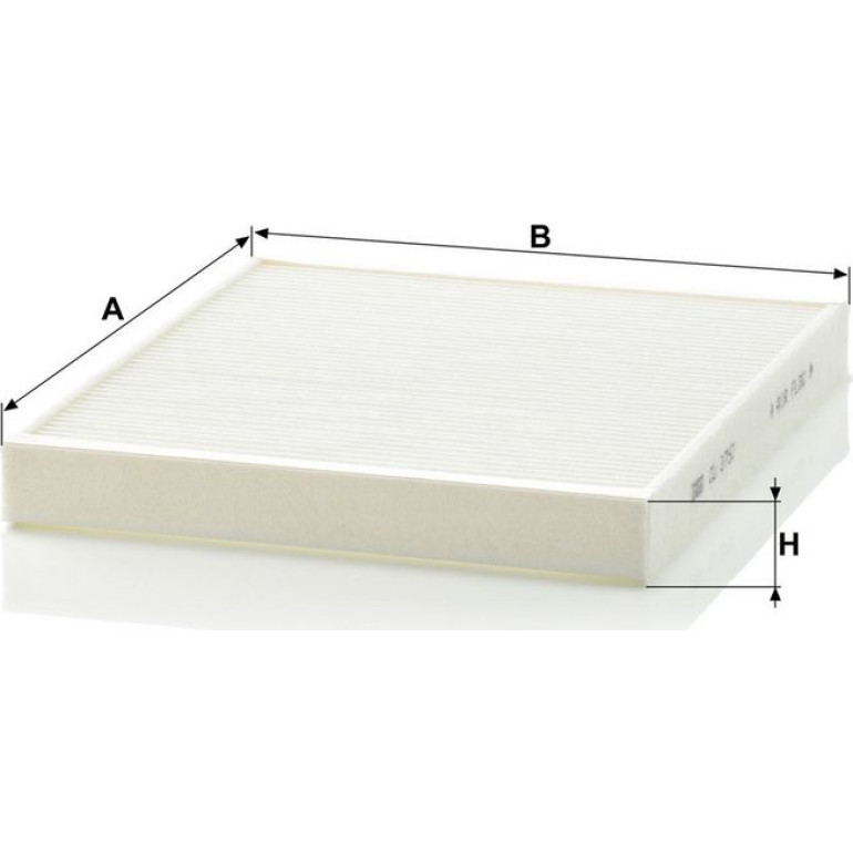 MANN-FILTER CU 2757 Innenraumfilter, Partikelfilter