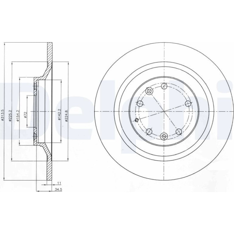 Bremsscheibe BG4318 Bremsscheibe BG4318