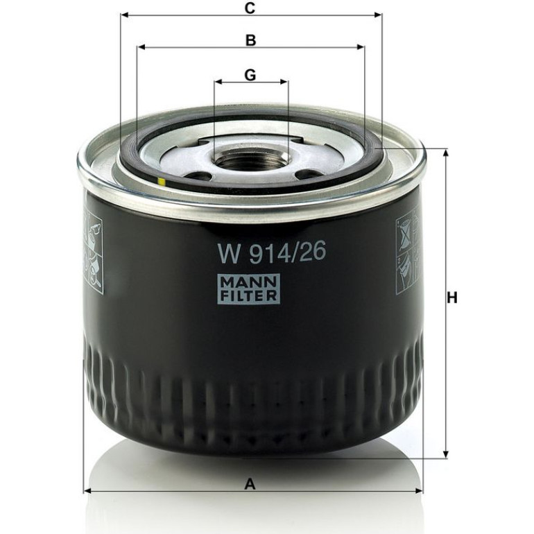 Ölfilter W 914/26 Ölfilter W 914/26