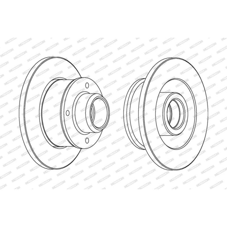 Bremsscheibe DDF137C-1