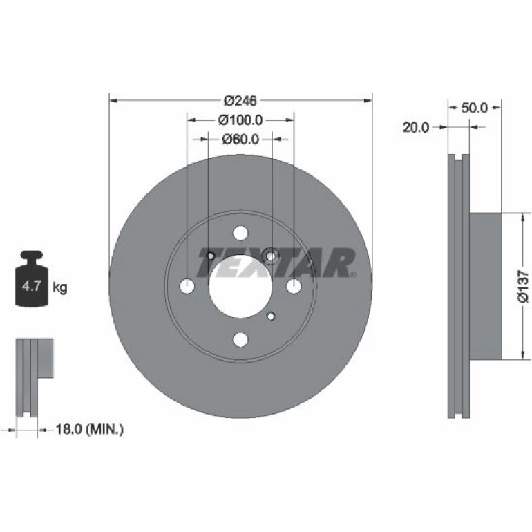 Bremsscheibe 92104500 Bremsscheibe 92104500