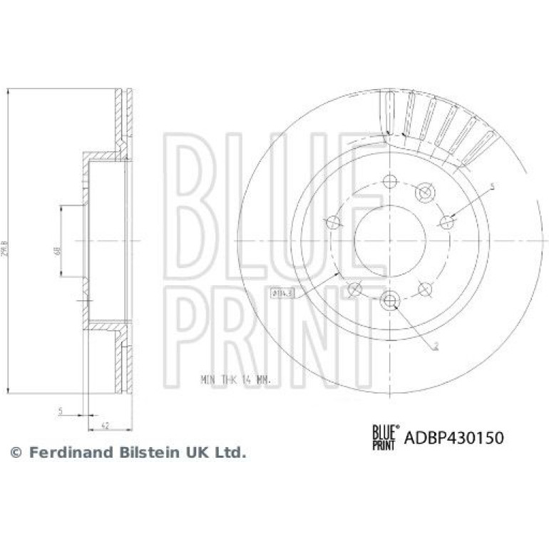 Bremsscheibe ADBP430150