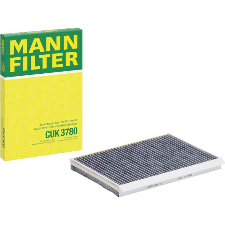 MANN-FILTER CUK 3780 Innenraumfilter, Aktivkohlefilter MANN-FILTER CUK 3780 Innenraumfilter, Aktivkohlefilter
