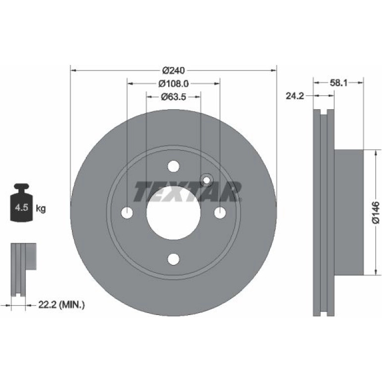 Bremsscheibe 92022900 Bremsscheibe 92022900