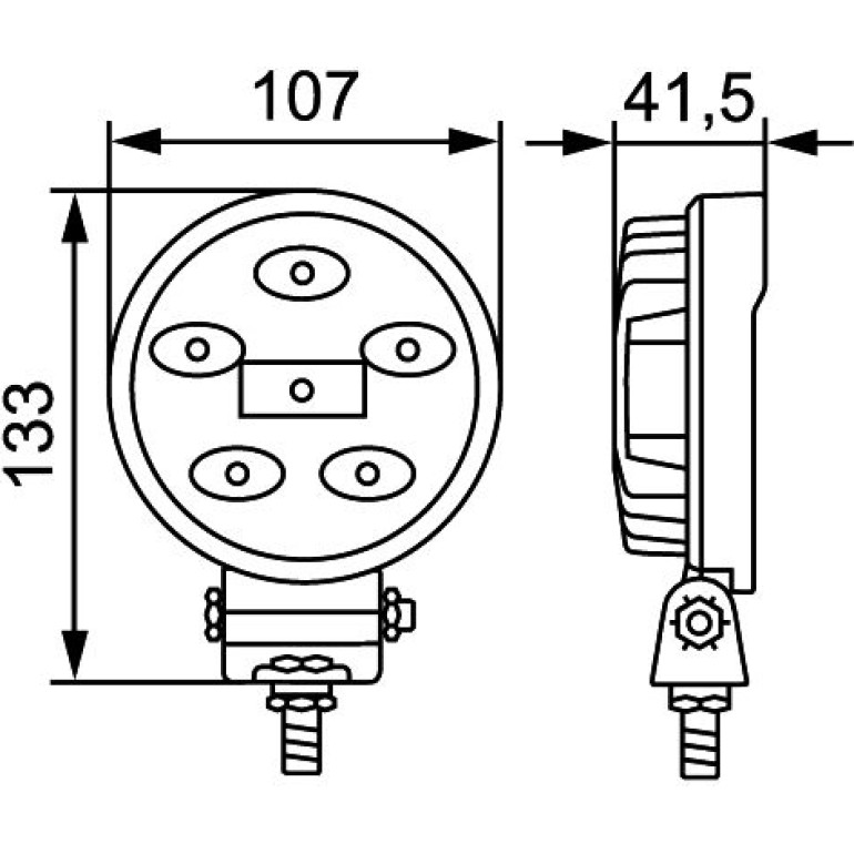 Arbeitsscheinwerfer 1G0 357 108-012