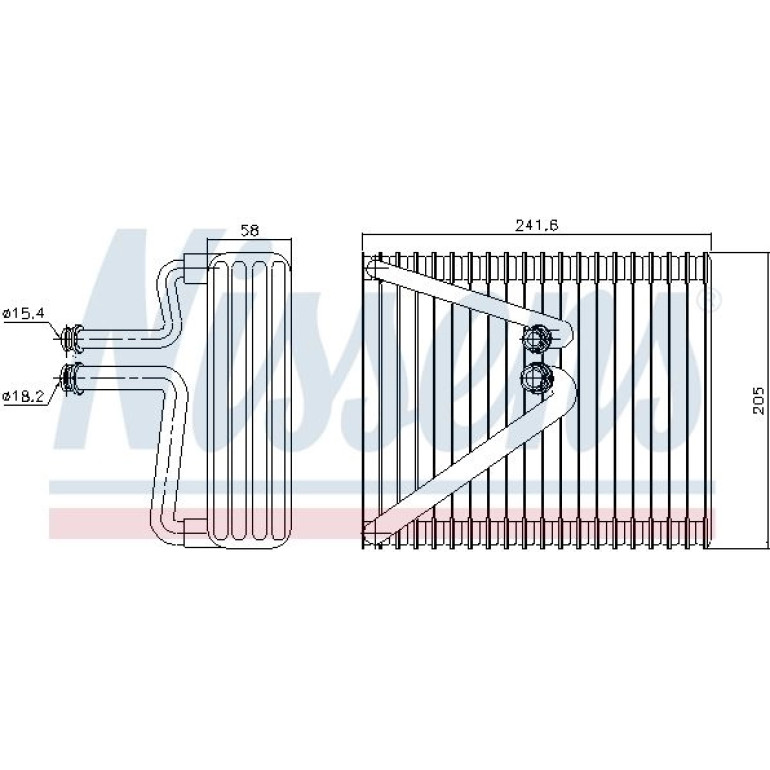 Verdampfer, Klimaanlage 92206 Verdampfer, Klimaanlage 92206