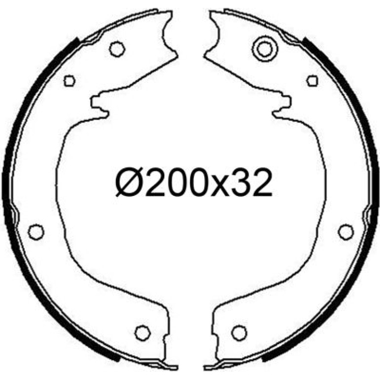 Bremsbackensatz 564256