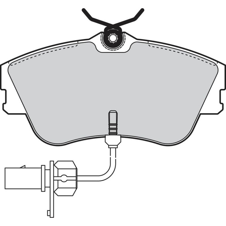 Bremsbelagsatz, Scheibenbremse 301814