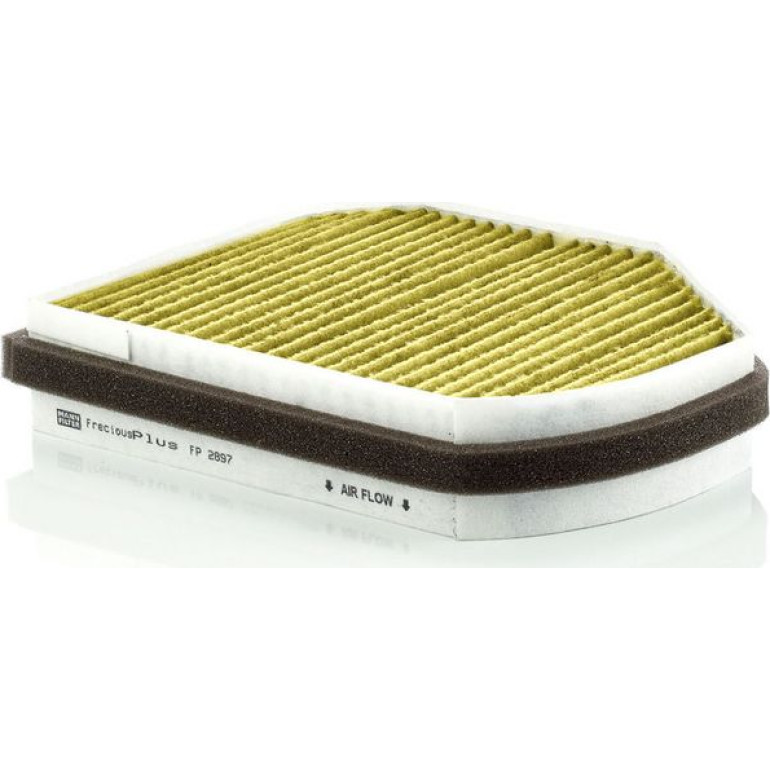 MANN-FILTER FP 2897 Innenraumfilter FreciousPlus Aktivkohlefilter mit Polyphenol, antibakteriell, Feinstaubfilter (PM 2.5) MANN-FILTER FP 2897 Innenraumfilter FreciousPlus Aktivkohlefilter mit Polyphenol, antibakteriell, Feinstaubfilter (PM 2.5)