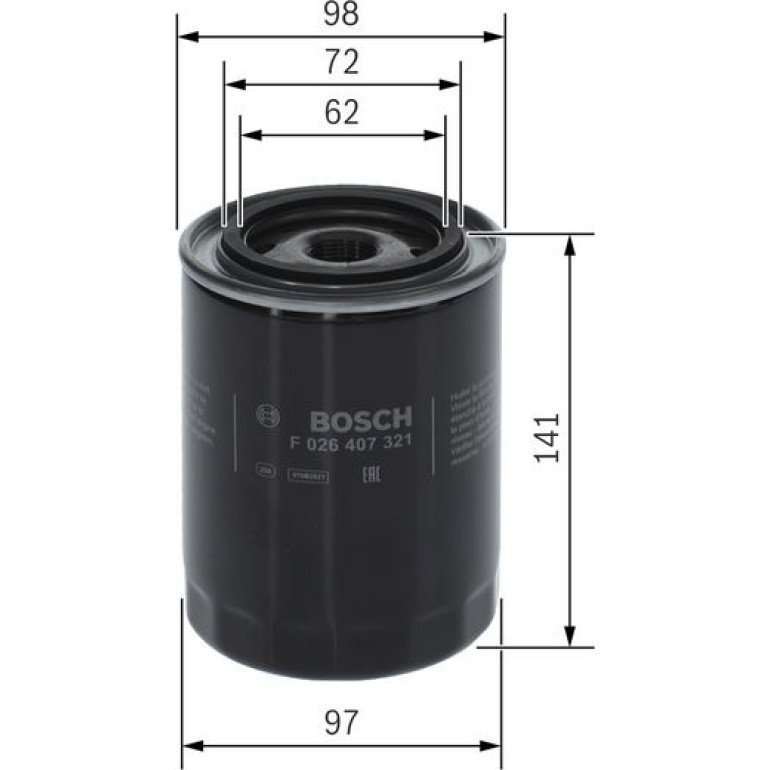 Ölfilter F 026 407 321