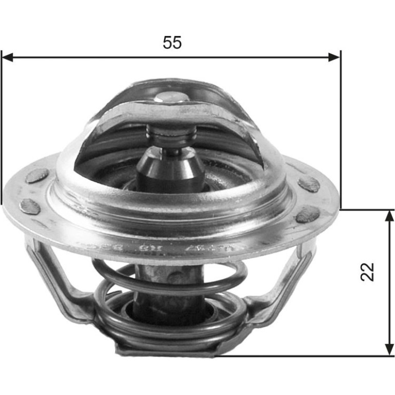 Thermostat, Kühlmittel TH13783G1