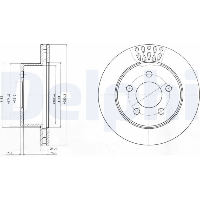 Bremsscheibe BG4103 Bremsscheibe BG4103