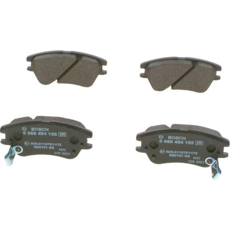 Bremsbelagsatz, Scheibenbremse 0 986 494 155 Bremsbelagsatz, Scheibenbremse 0 986 494 155