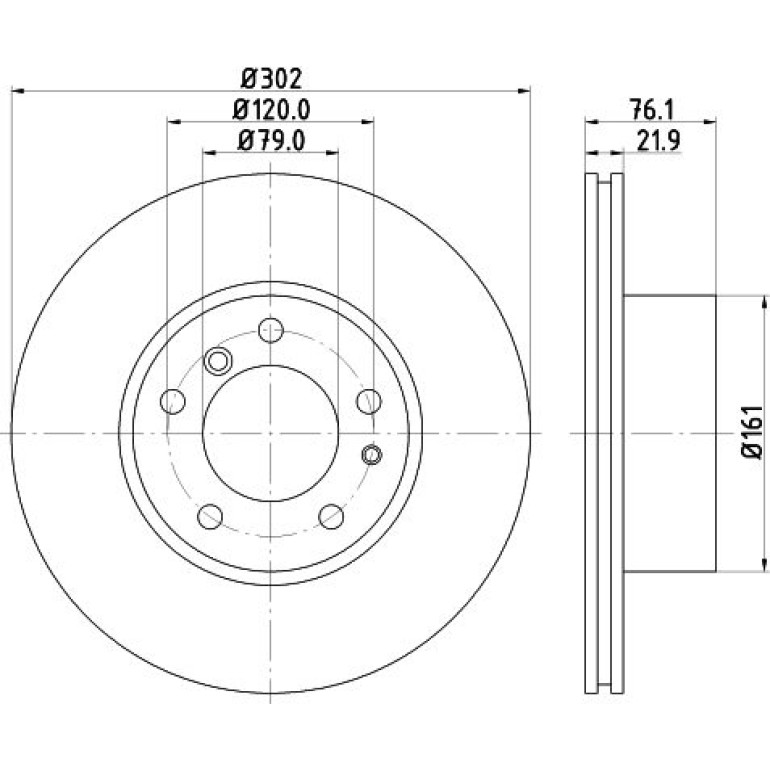 Bremsscheibe 8DD 355 101-711