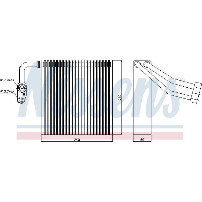 Verdampfer, Klimaanlage 92195 Verdampfer, Klimaanlage 92195