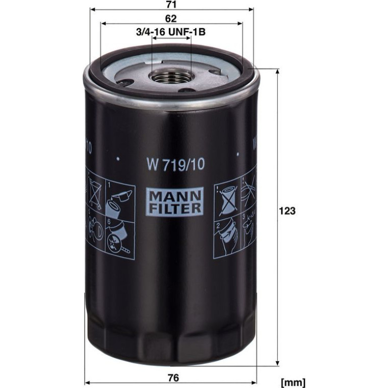 Ölfilter W 719/10 Ölfilter W 719/10