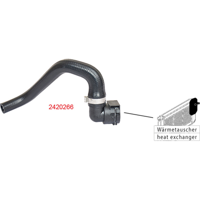 Kühlerschlauch 2420266 Kühlerschlauch 2420266