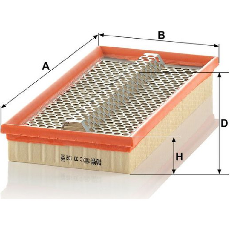 MANN-FILTER C 33 102 Luftfilter MANN-FILTER C 33 102 Luftfilter
