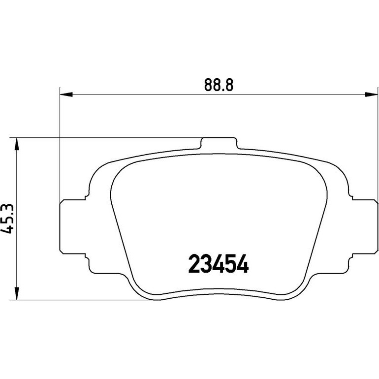 Bremsbelagsatz, Scheibenbremse P 56 032 Bremsbelagsatz, Scheibenbremse P 56 032