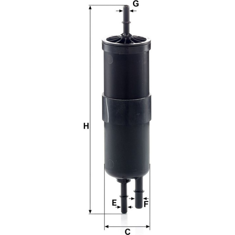 MANN-FILTER WK 6030 Kraftstofffilter Leitungsfilter, 9,5mm, 8mm MANN-FILTER WK 6030 Kraftstofffilter Leitungsfilter, 9,5mm, 8mm