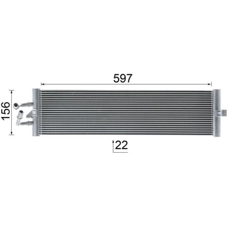 Ölkühler, Automatikgetriebe CLC 293 000P Ölkühler, Automatikgetriebe CLC 293 000P