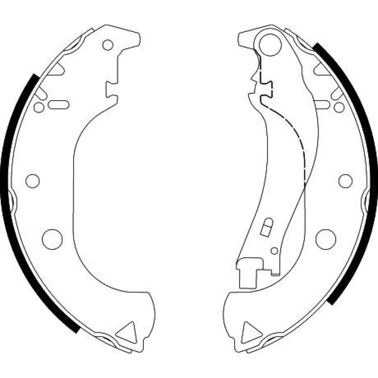 Bremsbackensatz 8DB 355 002-611 Bremsbackensatz 8DB 355 002-611