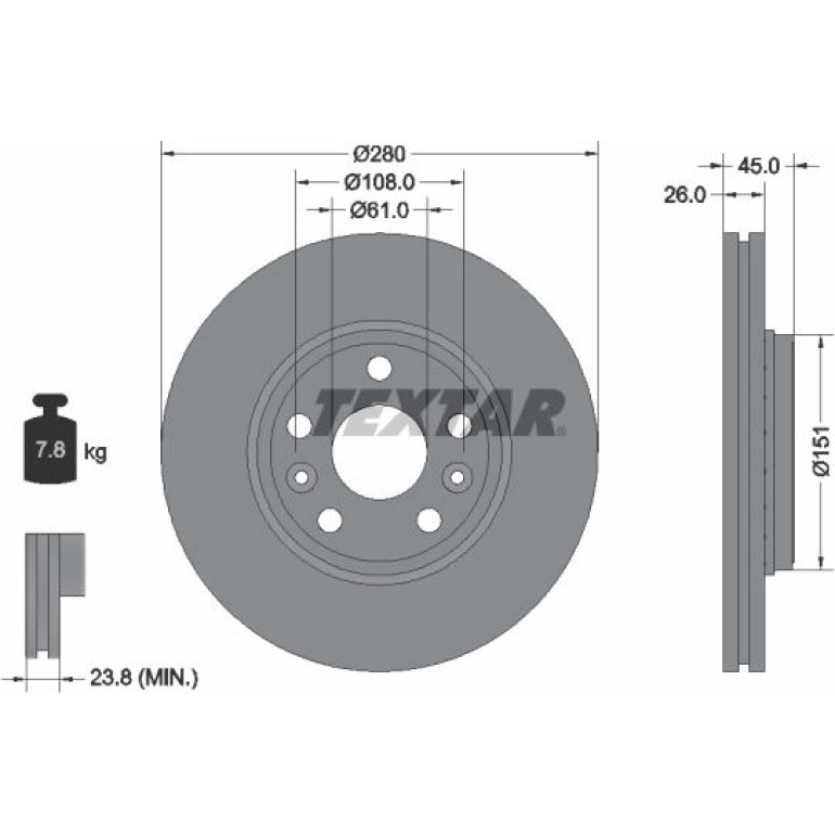 Bremsscheibe 92257903