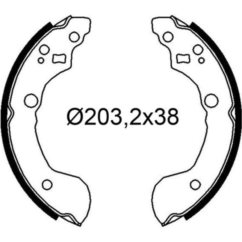 Bremsbackensatz 564285