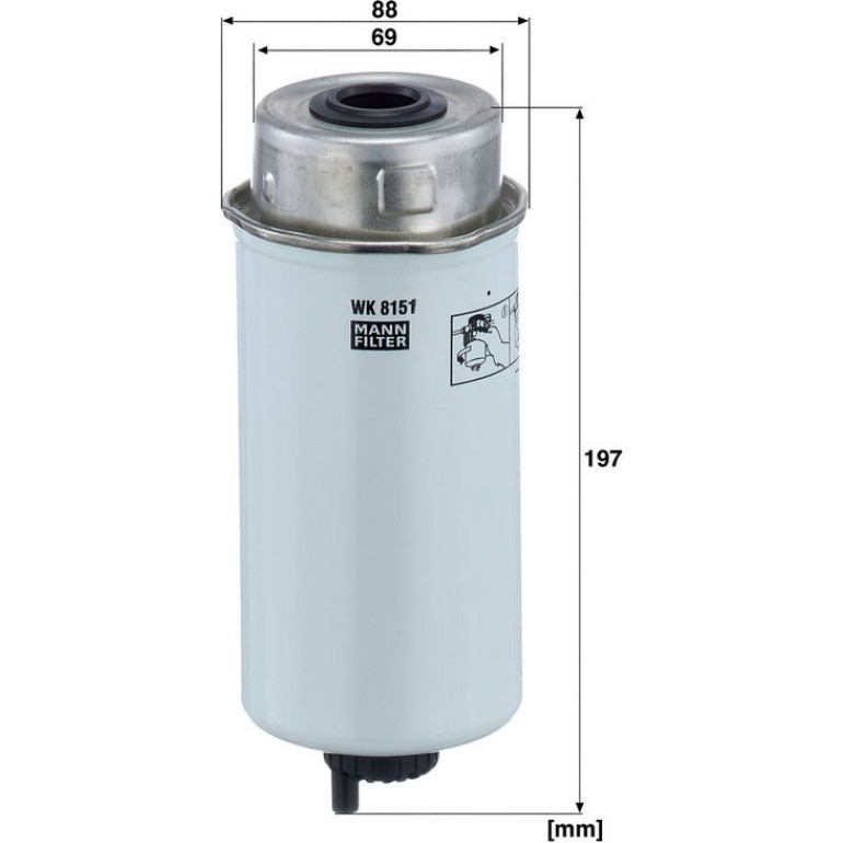 Kraftstofffilter WK 8151 Kraftstofffilter WK 8151