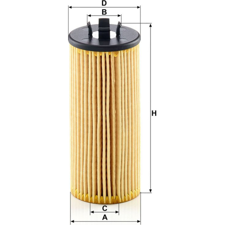 MANN-FILTER HU 6015 z KIT Ölfilter mit Dichtung, Filtereinsatz