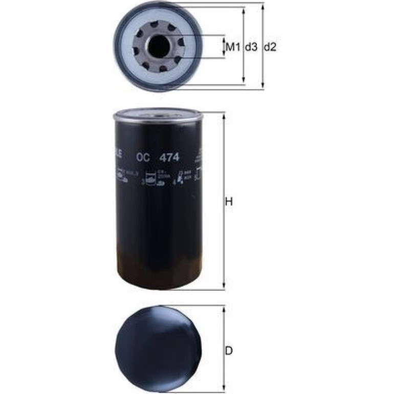 Ölfilter OC 474 Ölfilter OC 474
